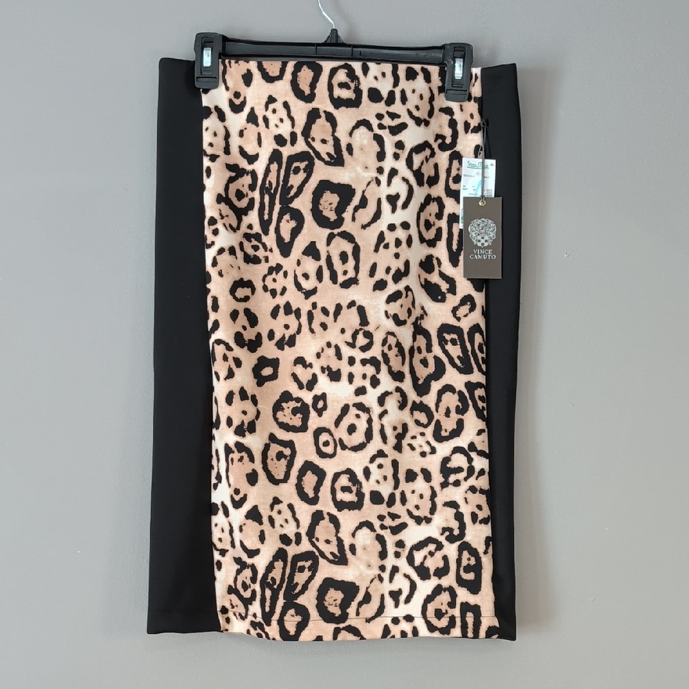 Vince Camuto Animal Print Pencil Skirt  Size Medium
